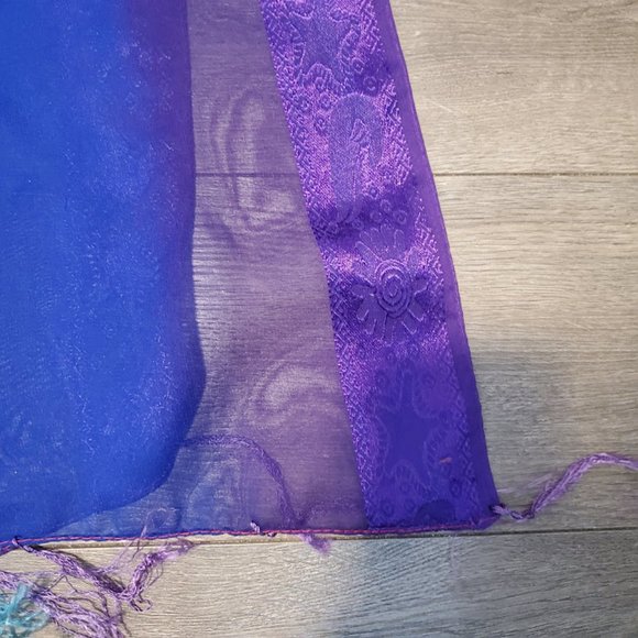 Rima Rainbow Bright Multicolor Pareo Sarong Beach Cover Up Wrap Pride Fringe - Picture 12 of 12